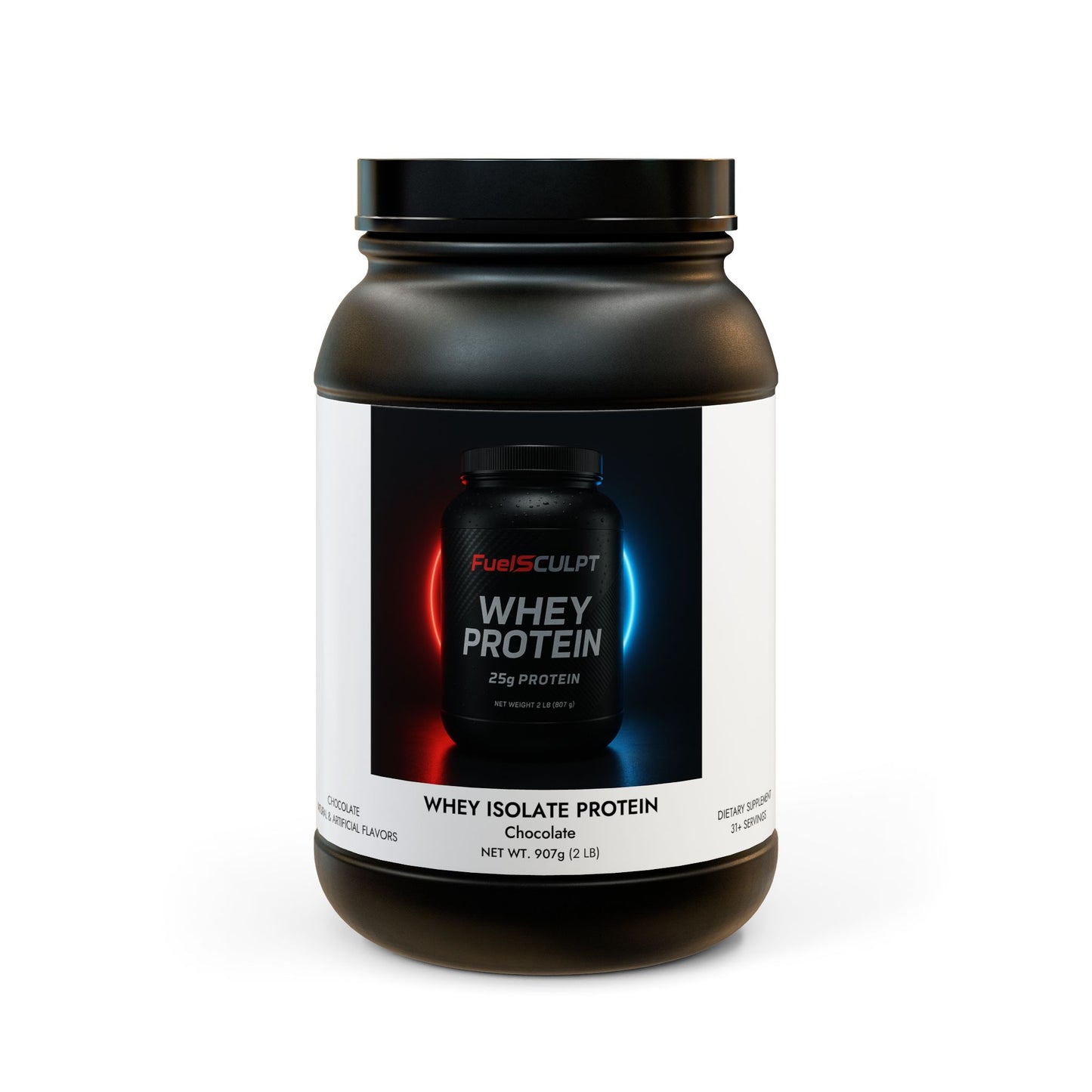 Whey Isolate Protein Supplement (907g, 2lb)